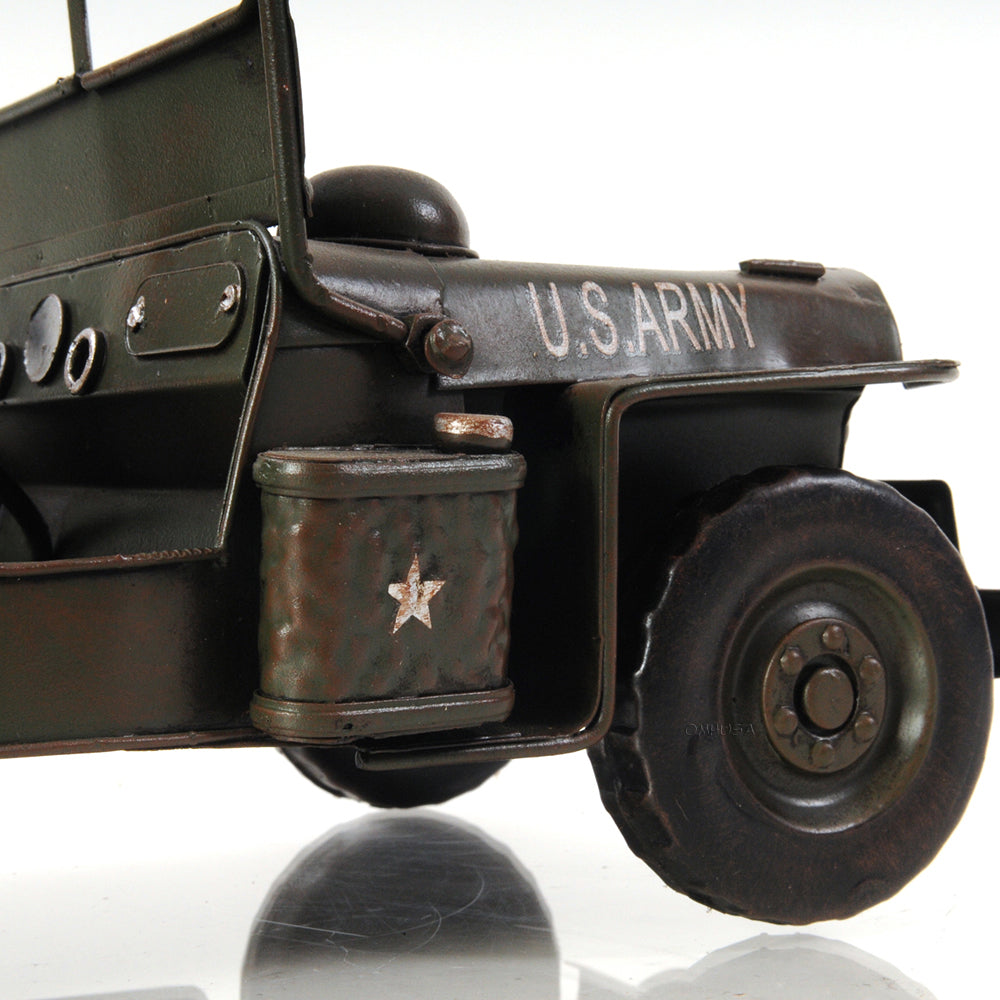 Green 1941 Willys-Overland Jeep 1:12
