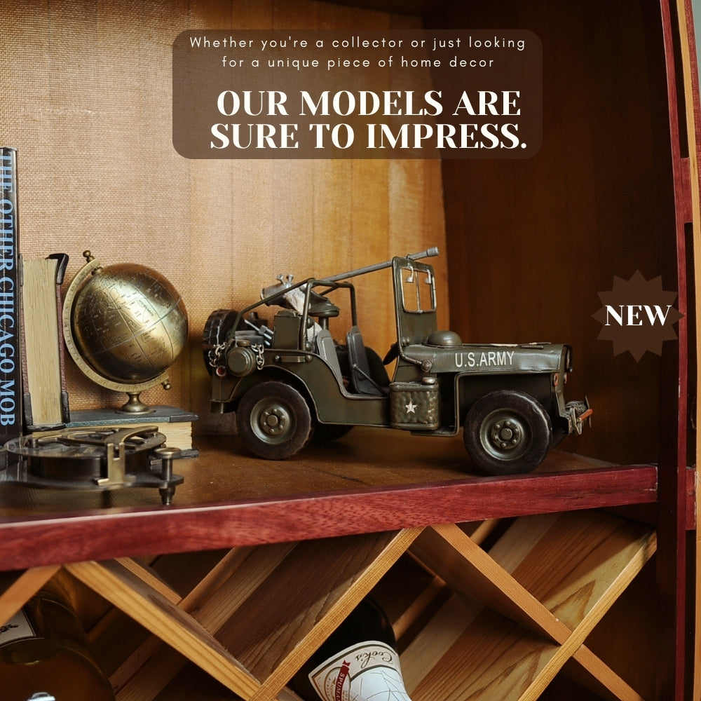 Green 1941 Willys-Overland Jeep 1:12