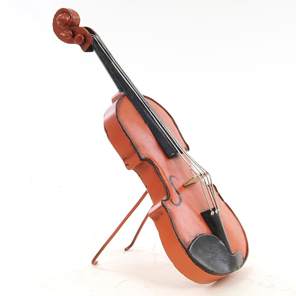 Orange Vintage Violin 1:2