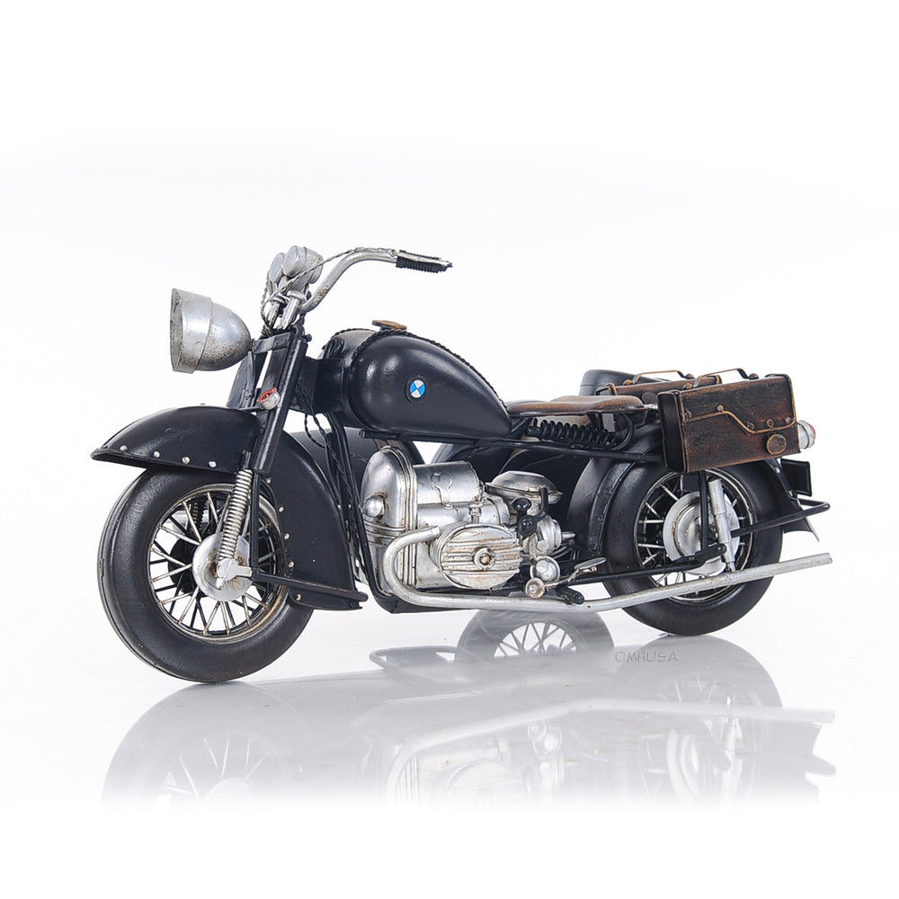 Black Vintage Motorcycle