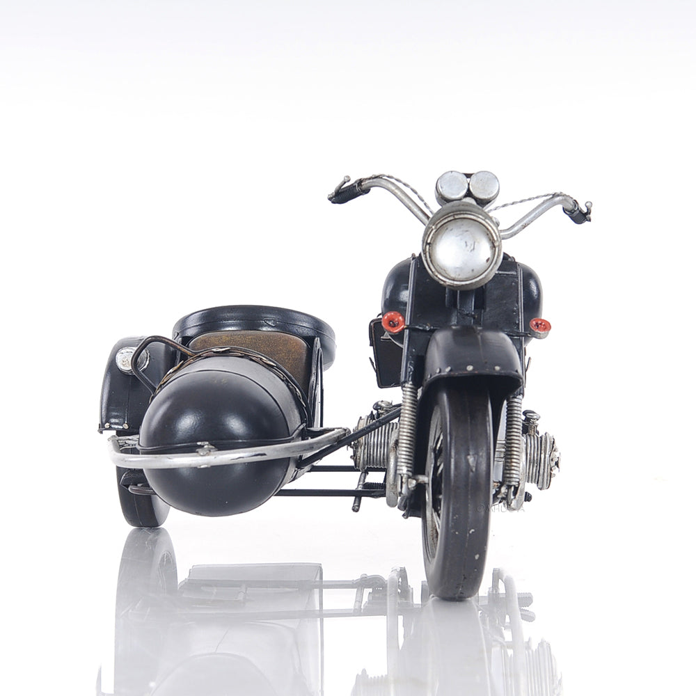 Black Vintage Motorcycle