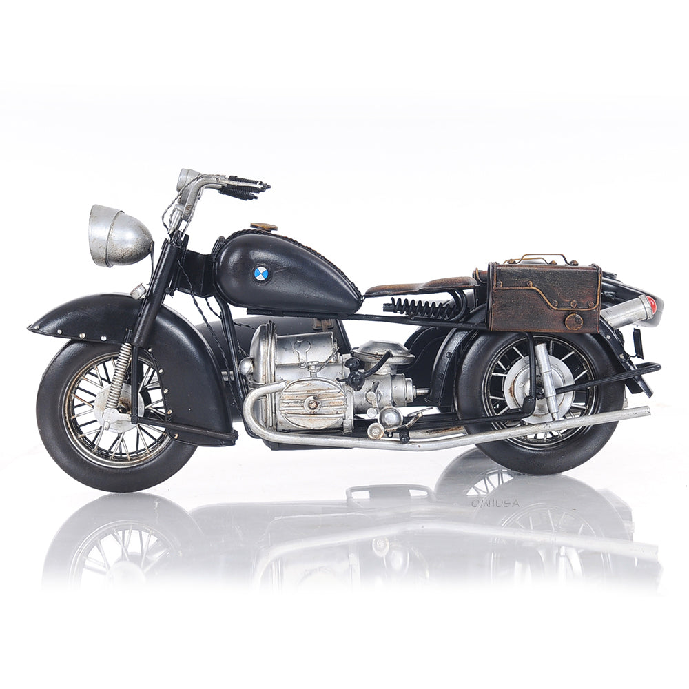 Black Vintage Motorcycle