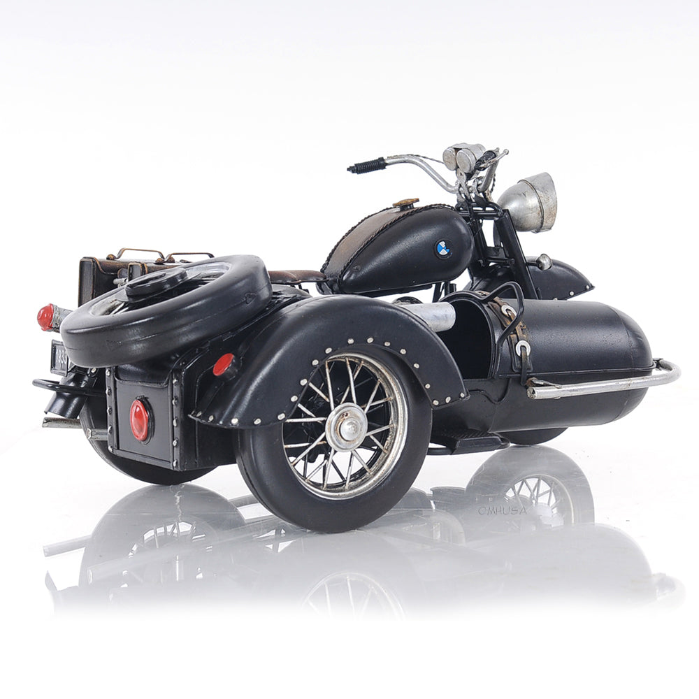 Black Vintage Motorcycle