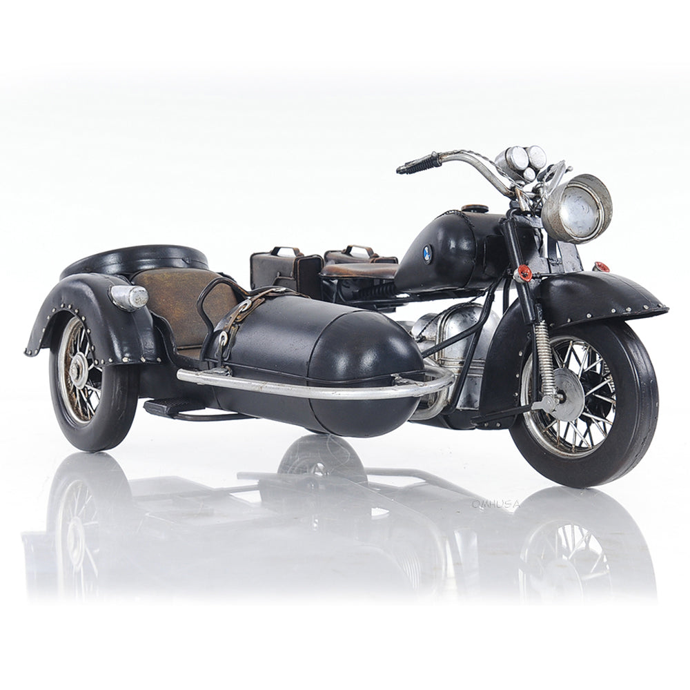 Black Vintage Motorcycle