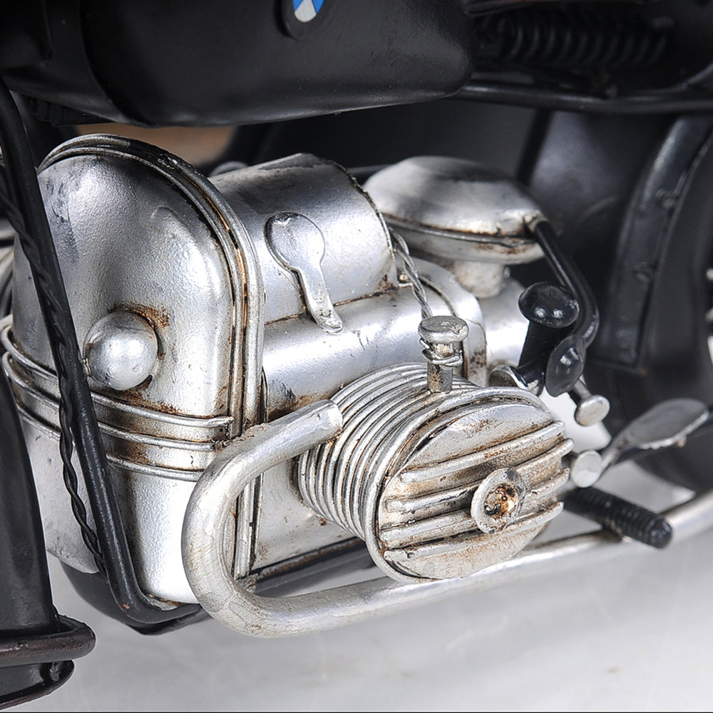 Black Vintage Motorcycle