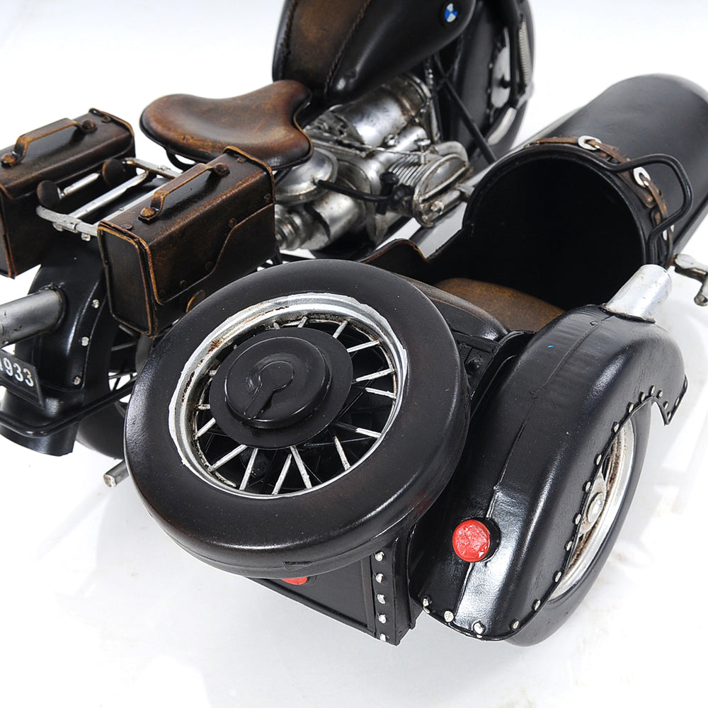 Black Vintage Motorcycle