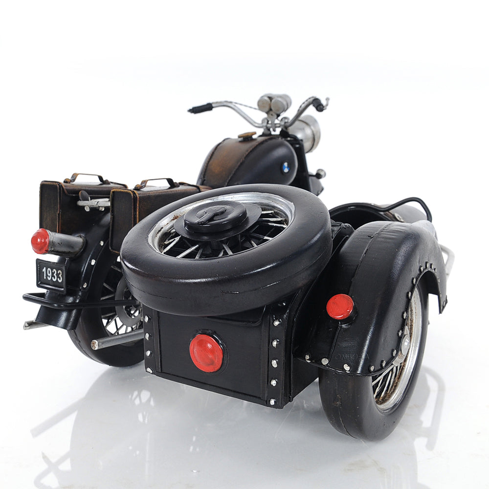 Black Vintage Motorcycle
