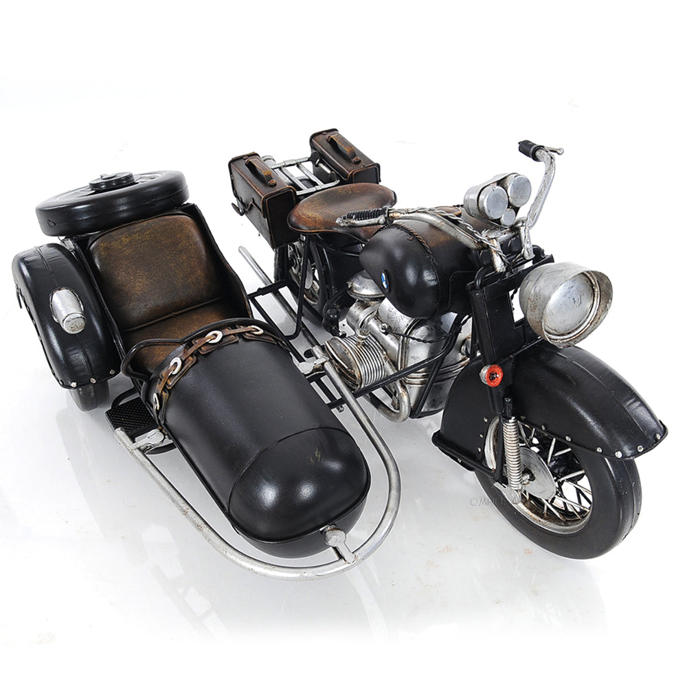 Black Vintage Motorcycle