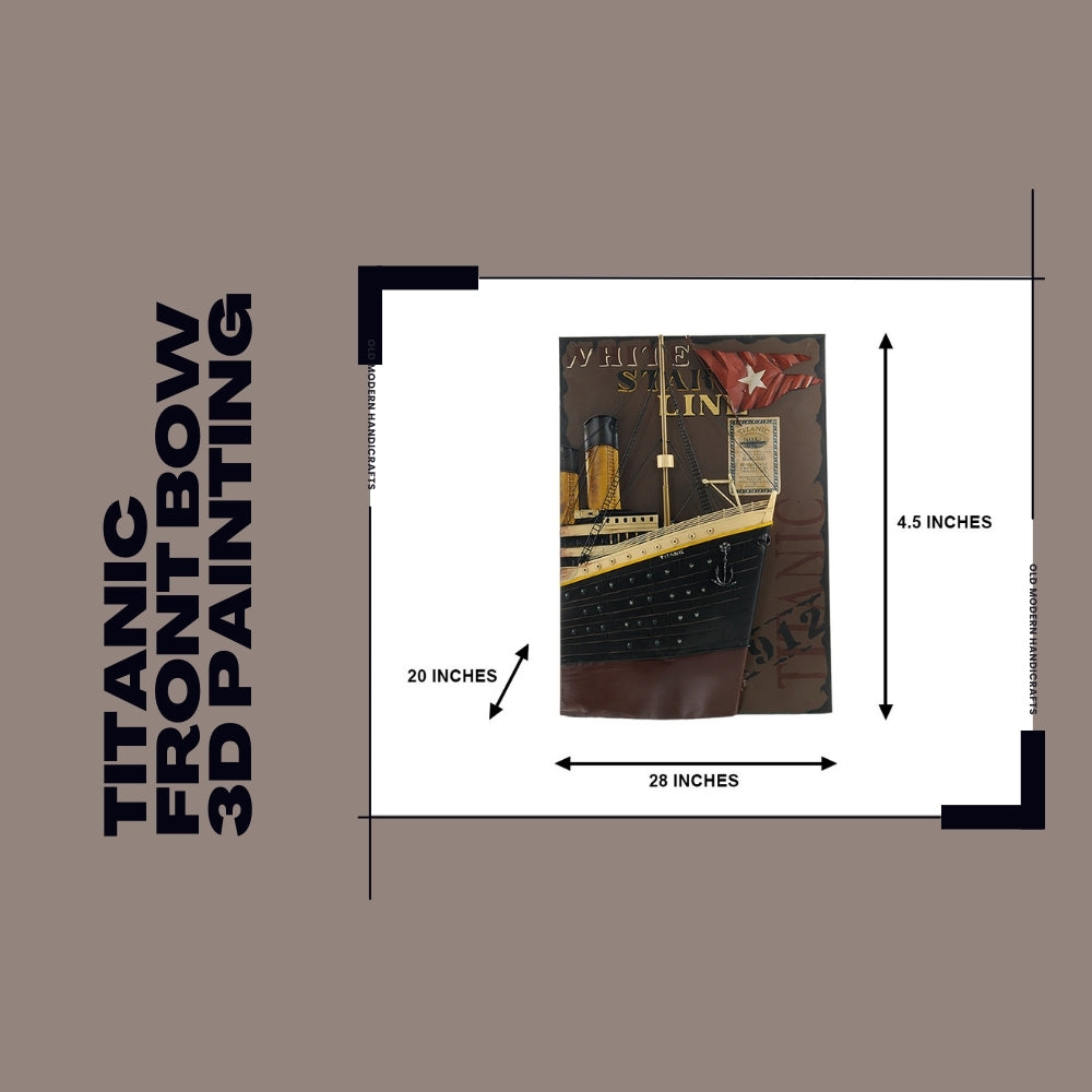 Titanic Front Bow 3D Painting