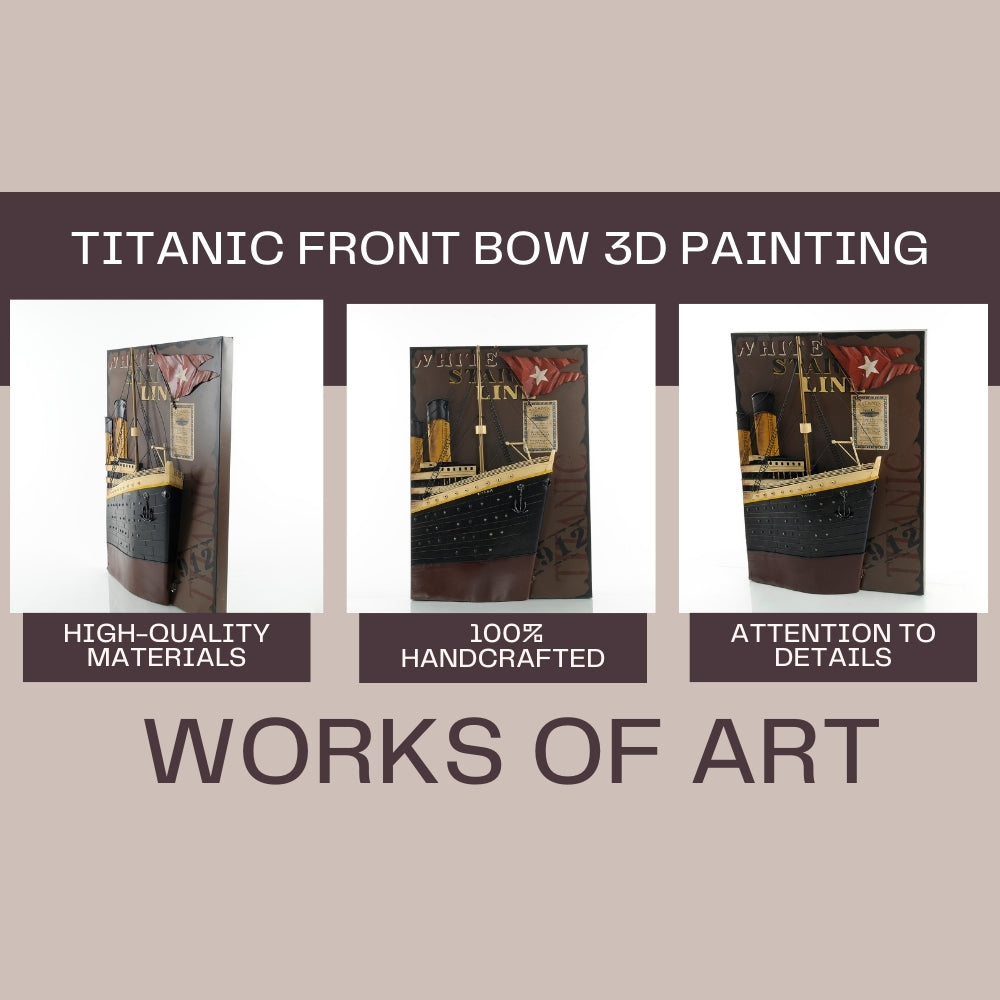 Titanic Front Bow 3D Painting