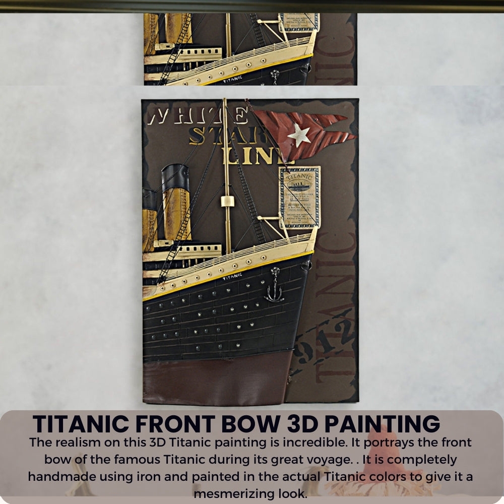 Titanic Front Bow 3D Painting