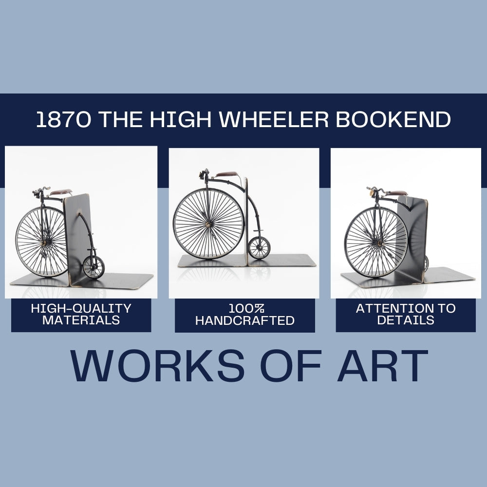 1870 The High Wheeler Bookend