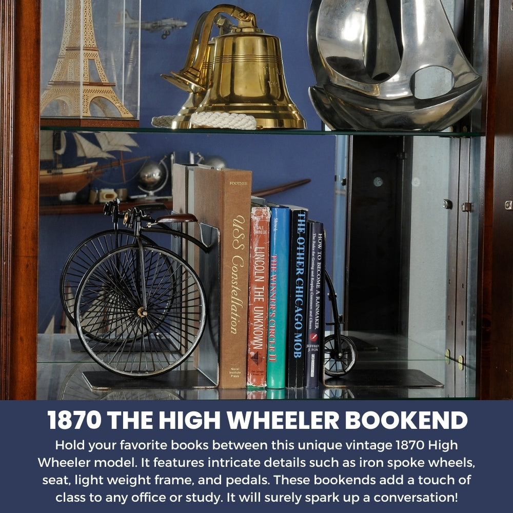 1870 The High Wheeler Bookend