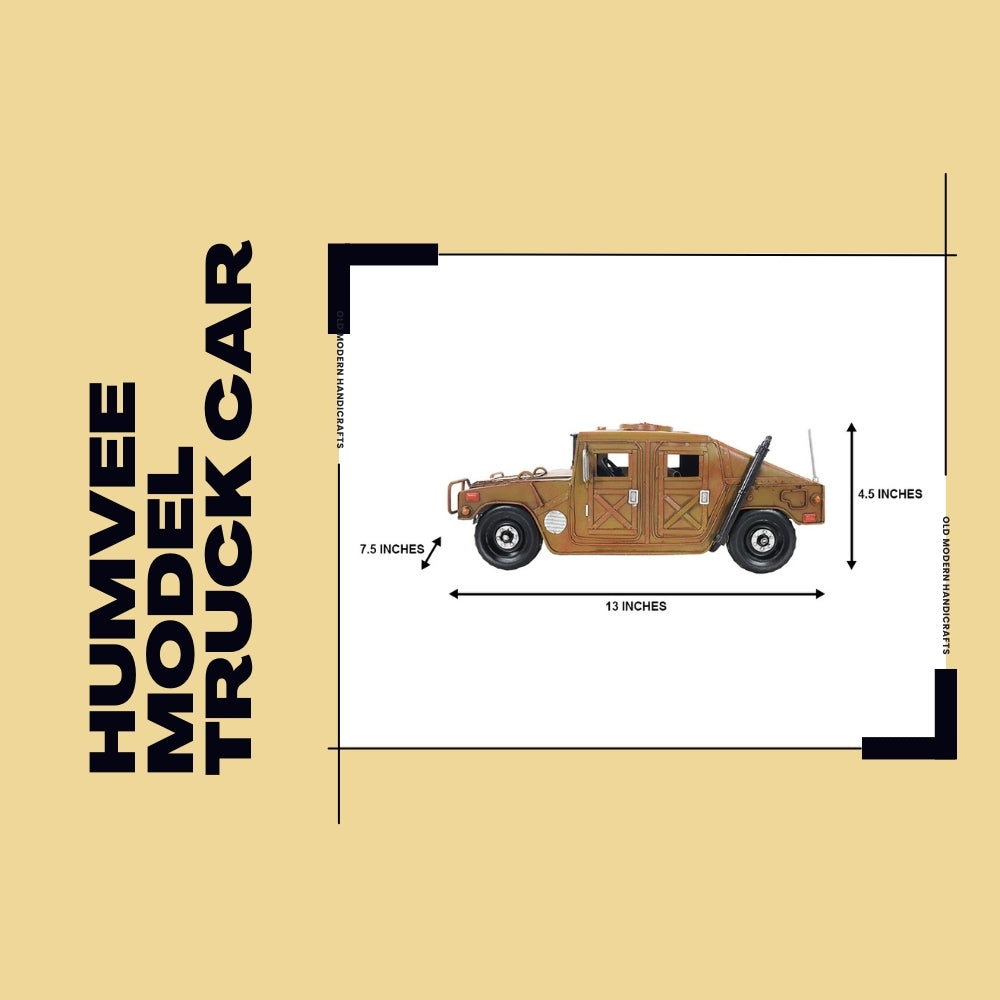 Humvee Model Truck Car