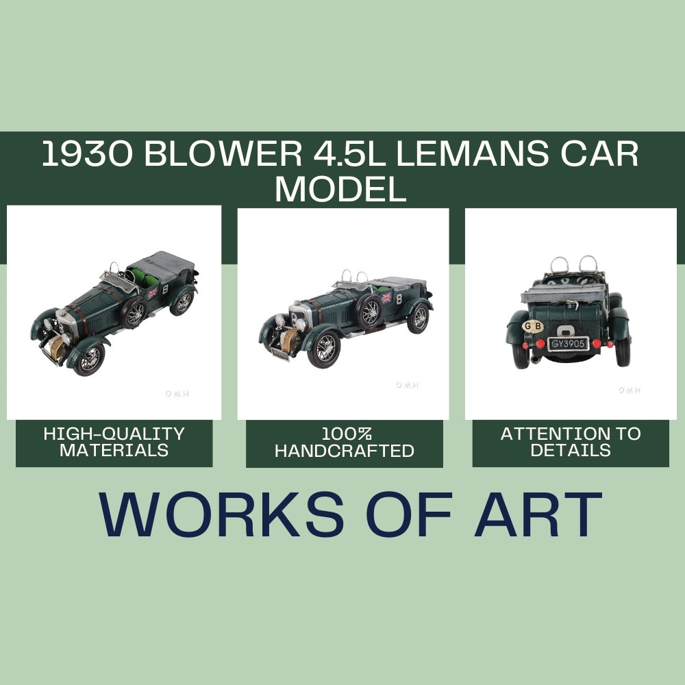 1930 Blower 4.5L LeMans Car Model
