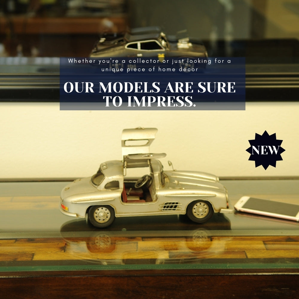 Mercedes Benz 300L Gullwing Silver Model