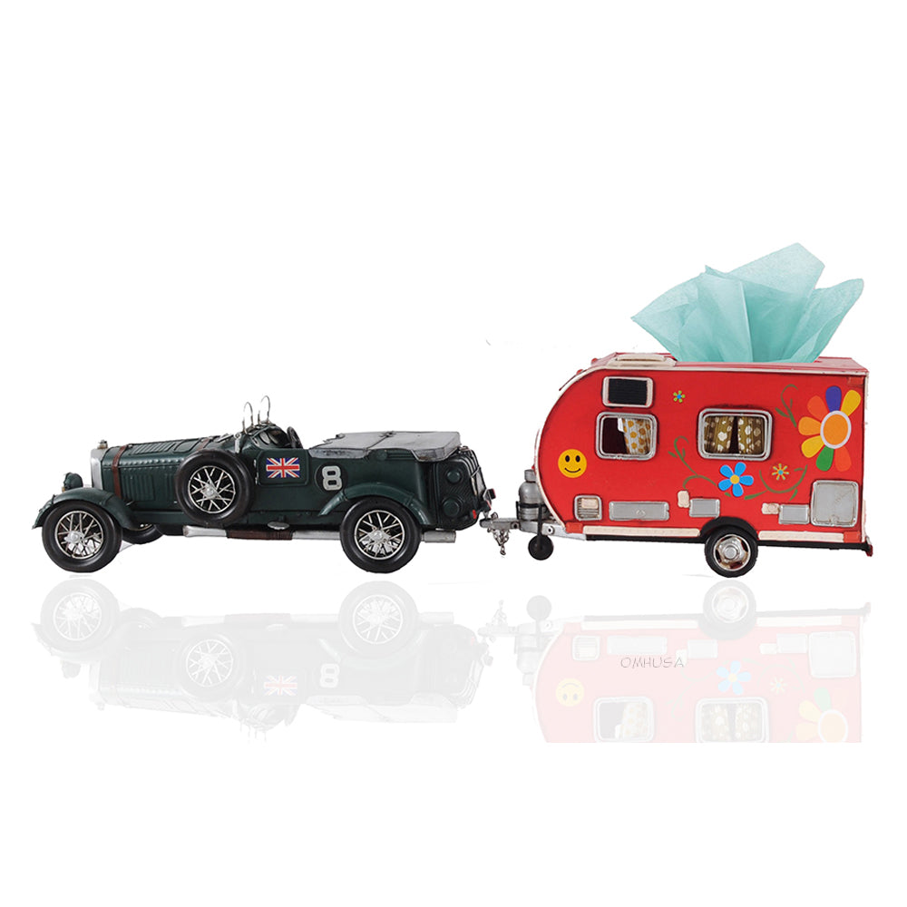 Red Trailer Tissue Holder