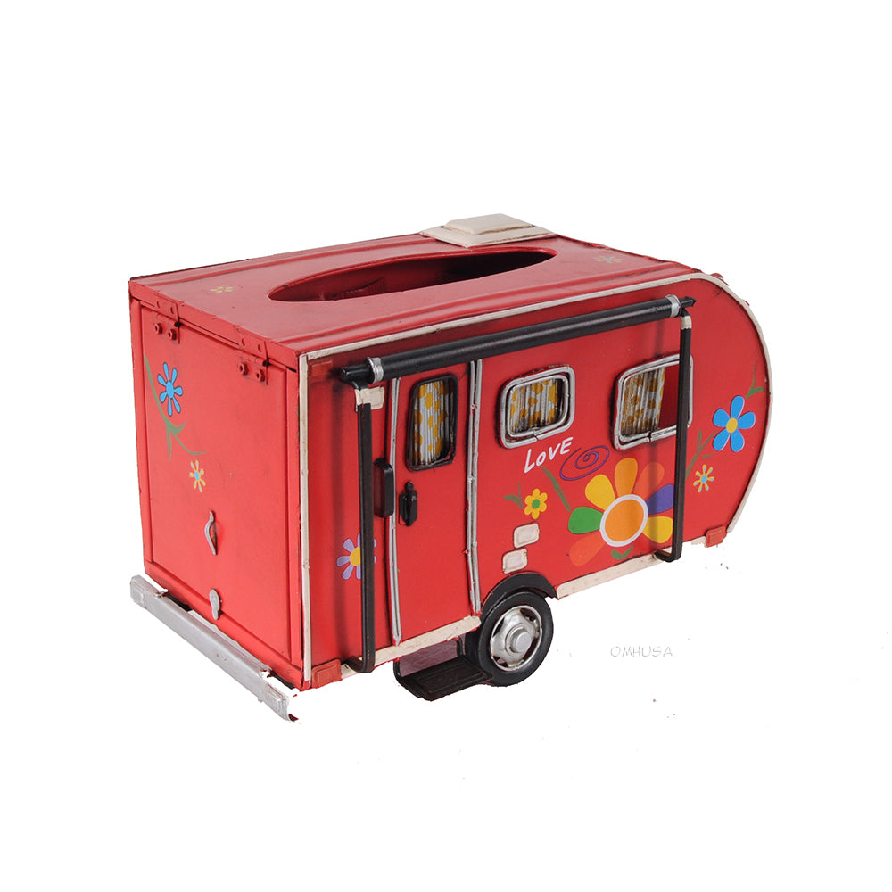Red Trailer Tissue Holder