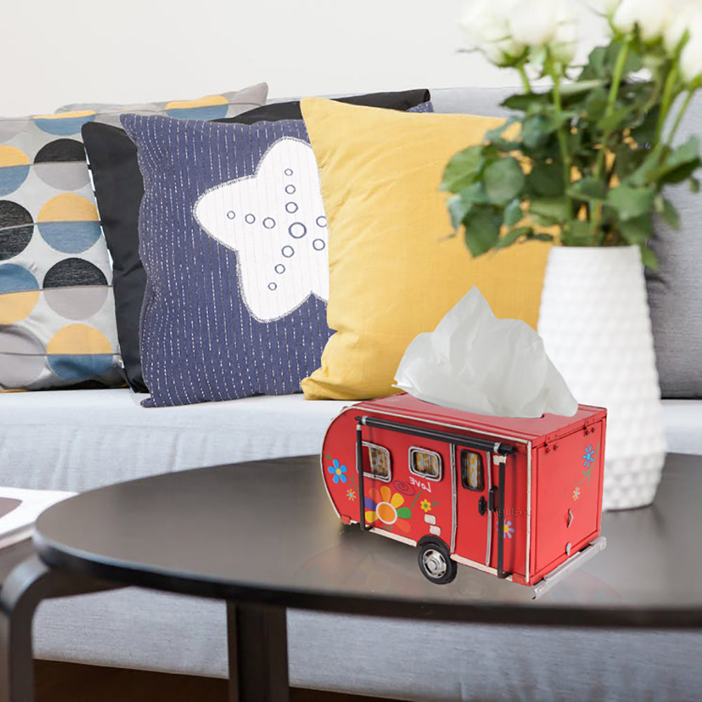 Red Trailer Tissue Holder