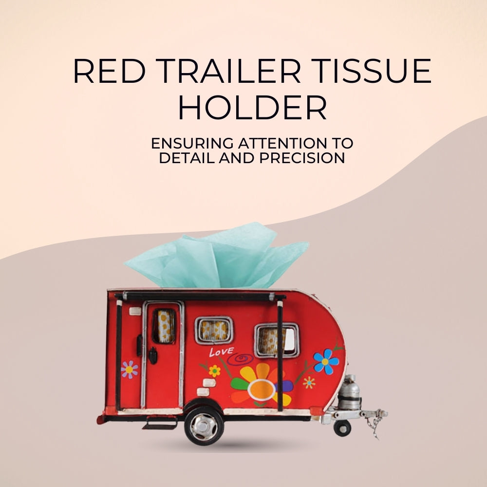 Red Trailer Tissue Holder