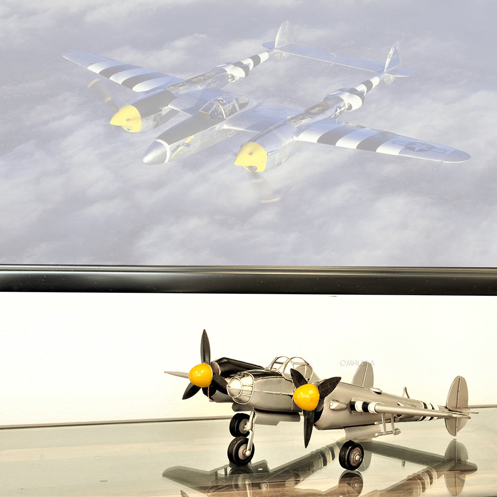 1940s U.S. Twin-Engine Fighter Plane
