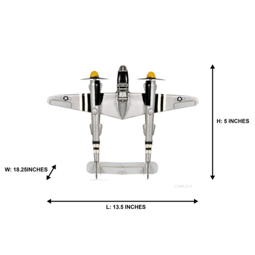 1940s U.S. Twin-Engine Fighter Plane