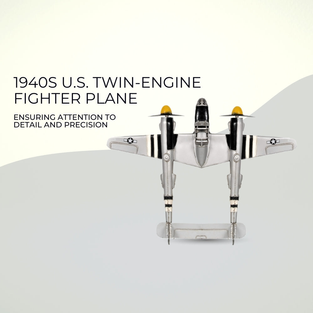 1940s U.S. Twin-Engine Fighter Plane
