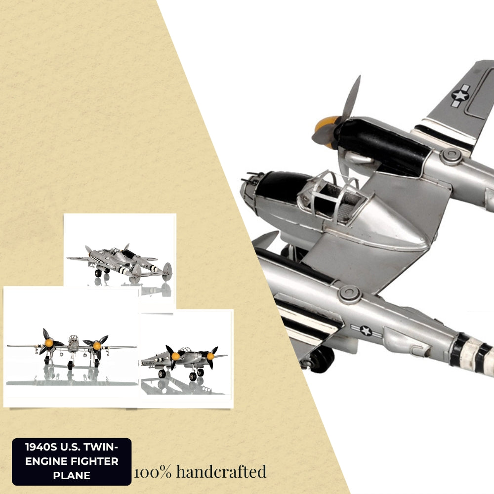 1940s U.S. Twin-Engine Fighter Plane