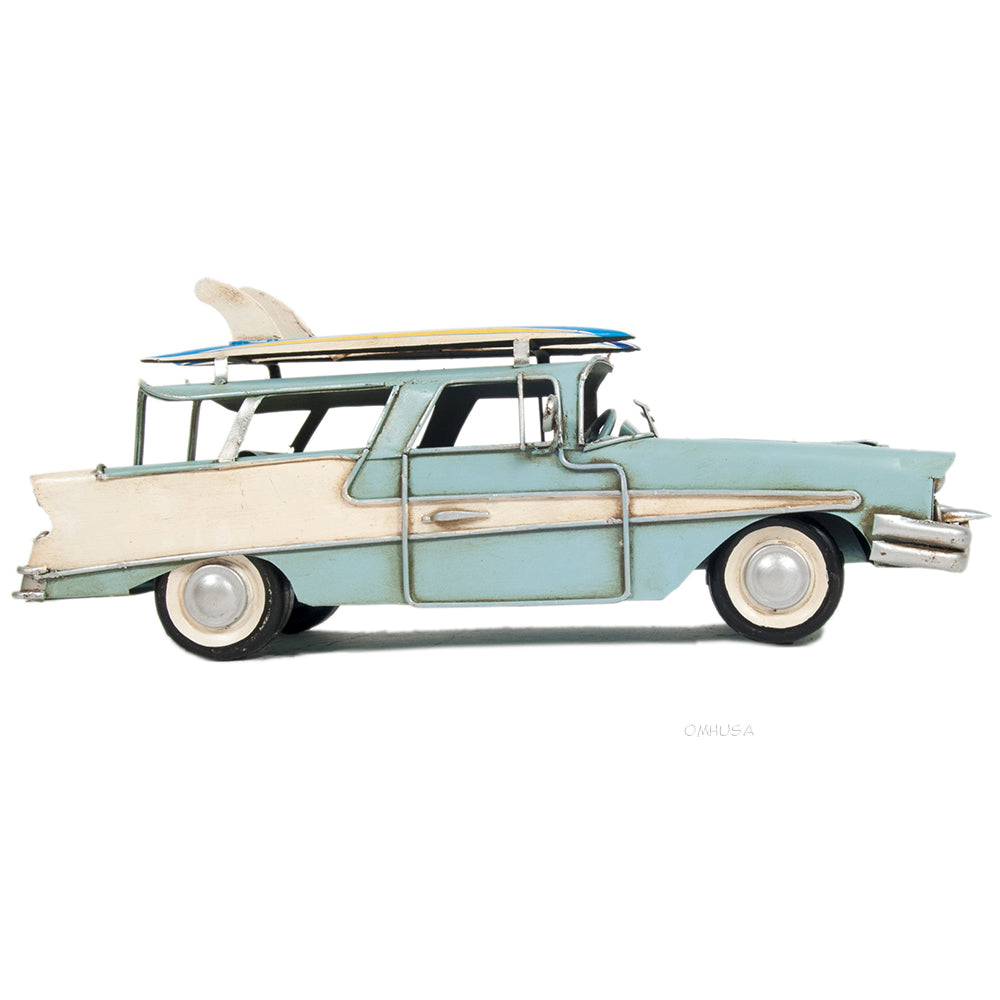 1957 Ford Country Squire Station Wagon Blue