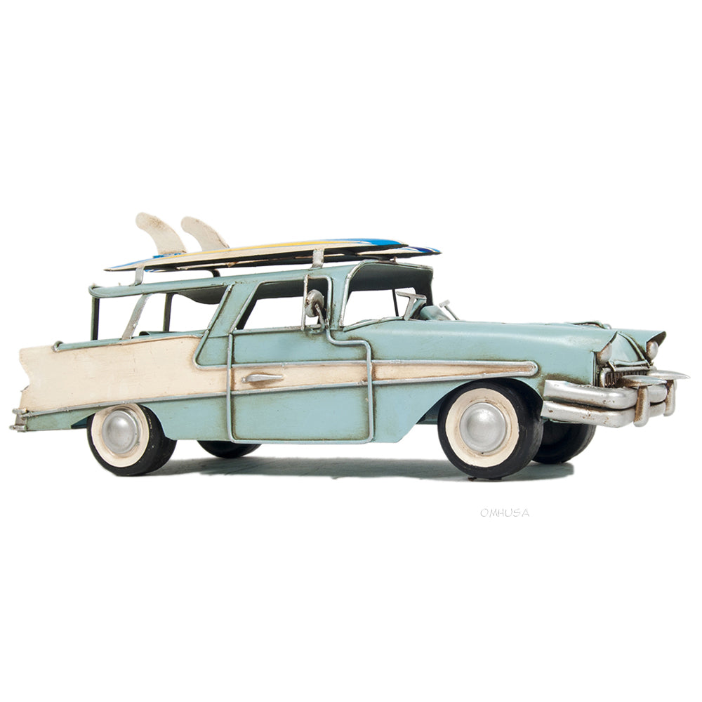 1957 Ford Country Squire Station Wagon Blue