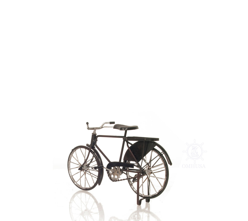 Vintage Safety Black Bicycle Metal Handmade