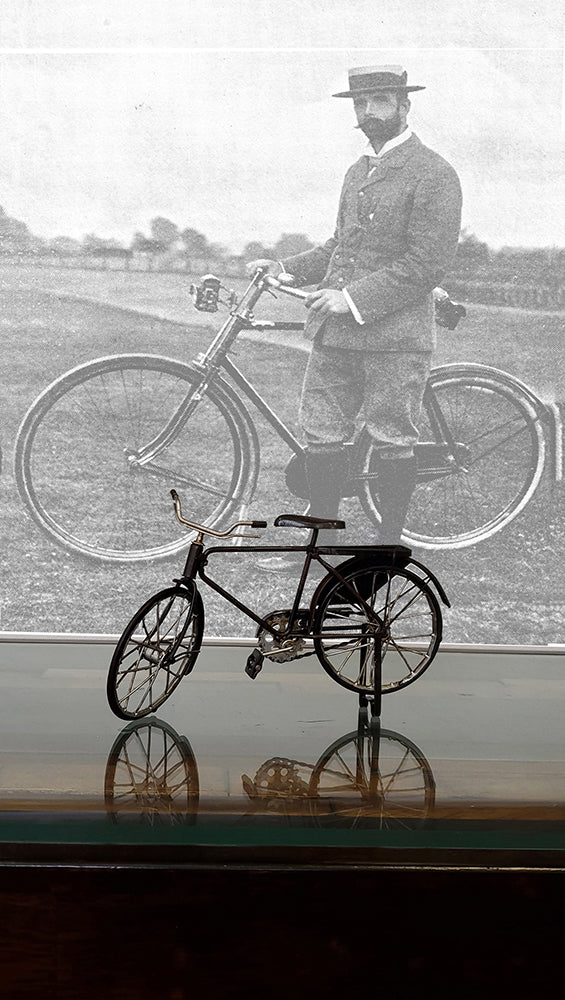 Vintage Safety Black Bicycle Metal Handmade