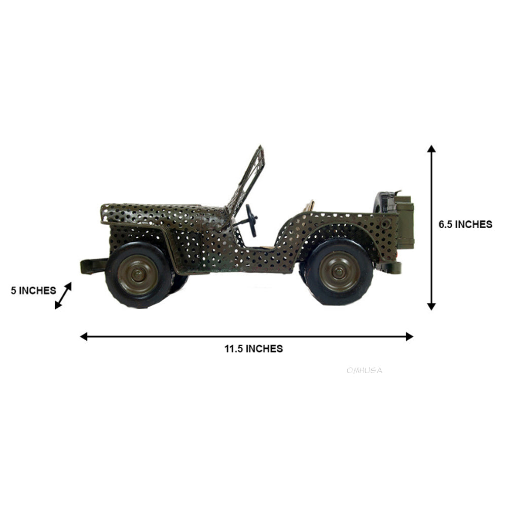 1945 Willys CJ-2A Overland Open Frame Jeep Model
