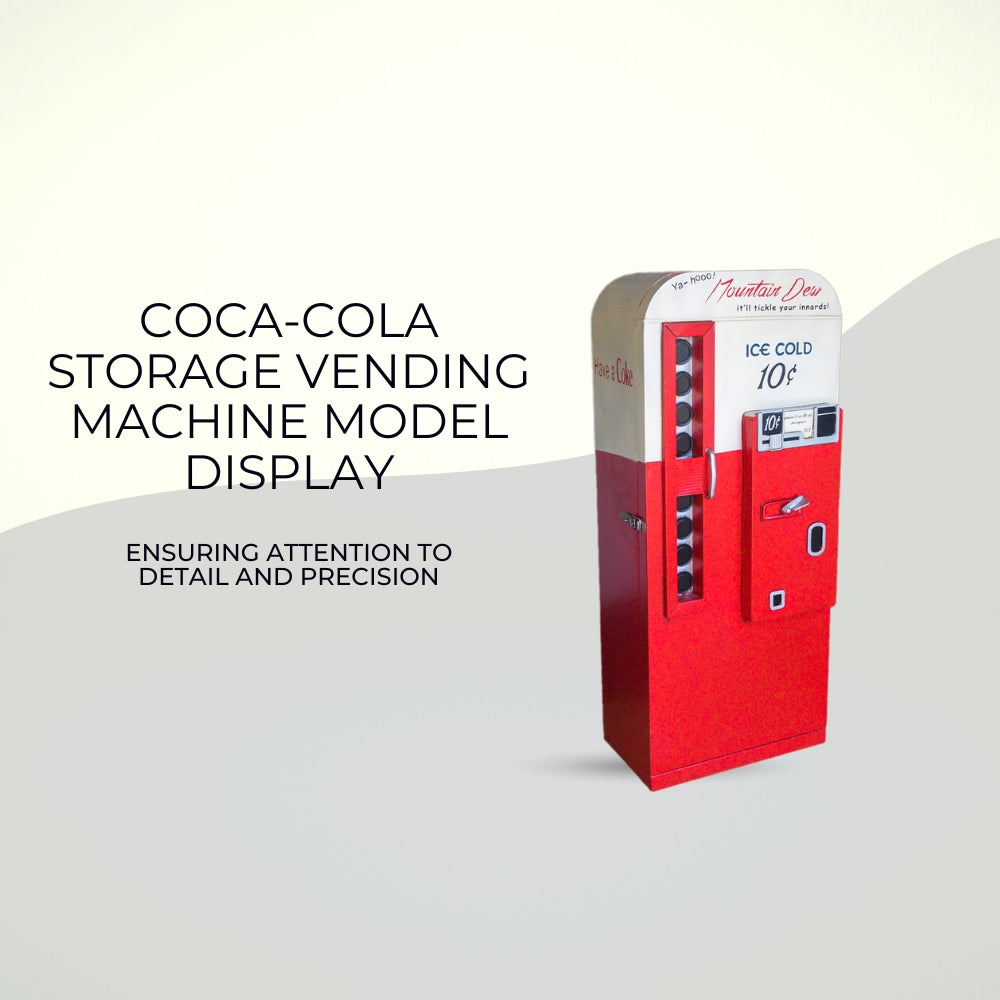 Coca-Cola Storage Vending Machine Model Display
