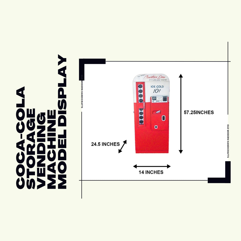 Coca-Cola Storage Vending Machine Model Display