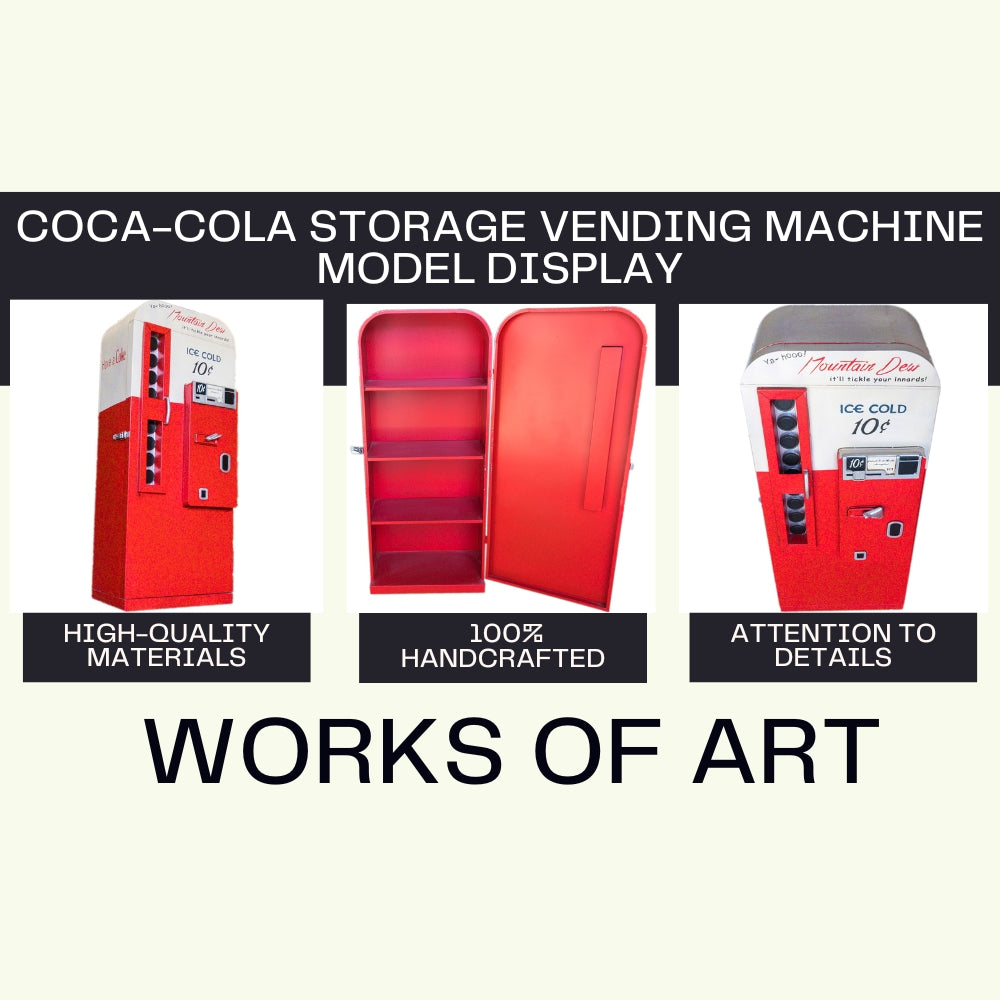 Coca-Cola Storage Vending Machine Model Display