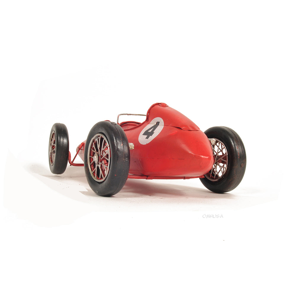 1958 Ferrari 246 F1 Model Red Metal Handmade
