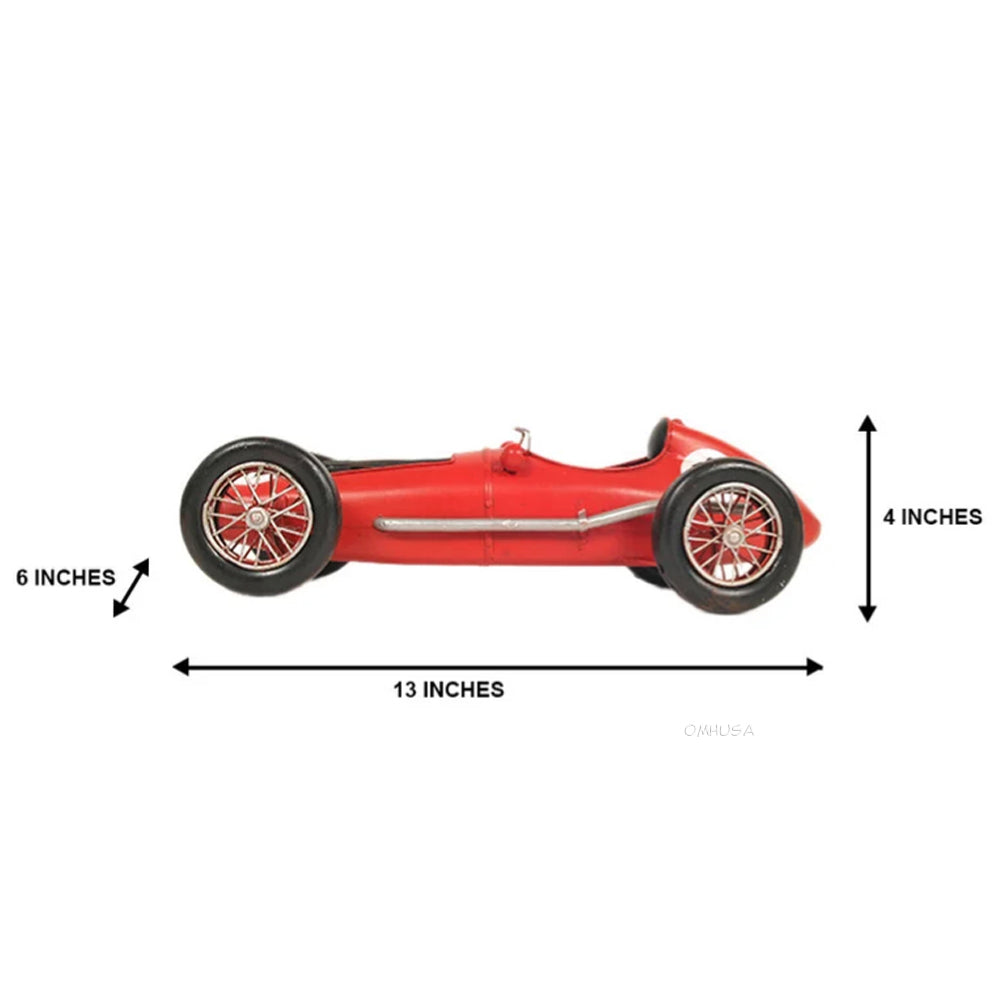 1958 Ferrari 246 F1 Model Red Metal Handmade