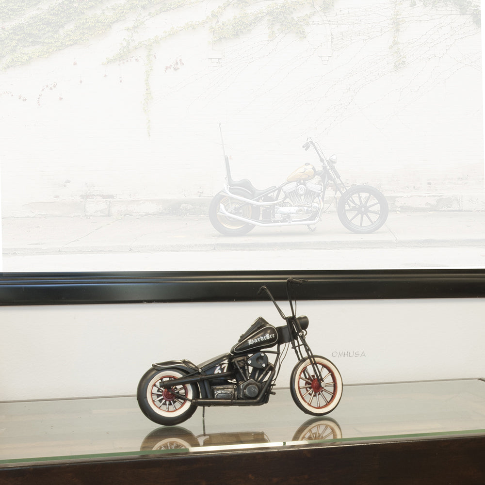 Hardcore 67 Chopper Motorcycle Metal Handmade