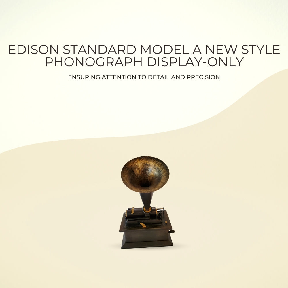 1901 Edison Standard Model A New Style Phonograph Display-Only