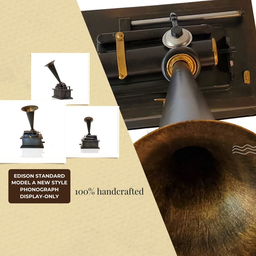 1901 Edison Standard Model A New Style Phonograph Display-Only