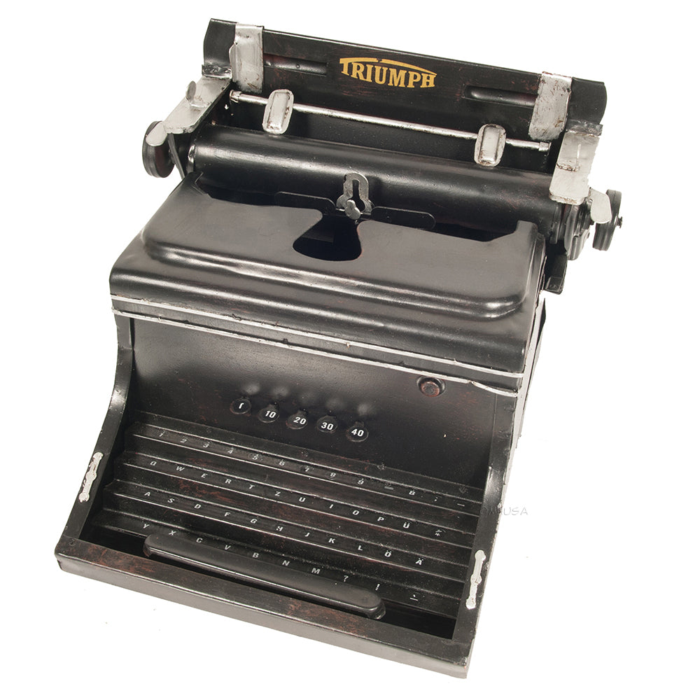 1945 Triumph German Typewriter Handmade Display-Only
