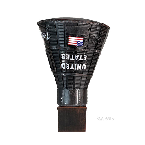 Mercury Friendship 7 capsule, handmade metal display model – view 2