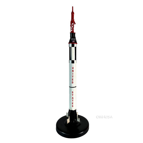 Mercury-Redstone rocket, handmade metal display model – view 2