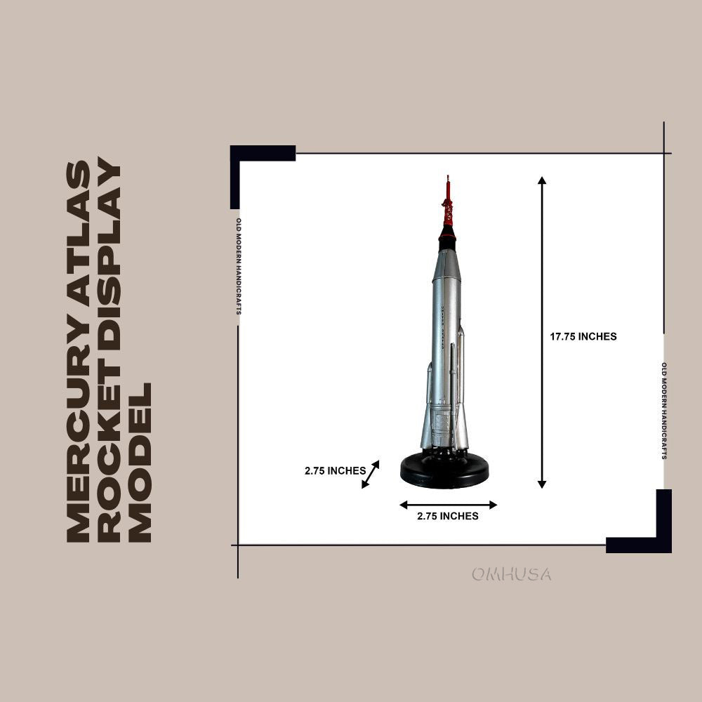 Mercury Atlas Rocket Display Model