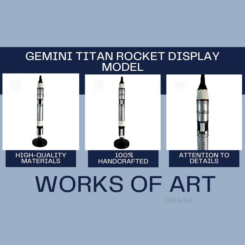 Gemini Titan Rocket Display Model