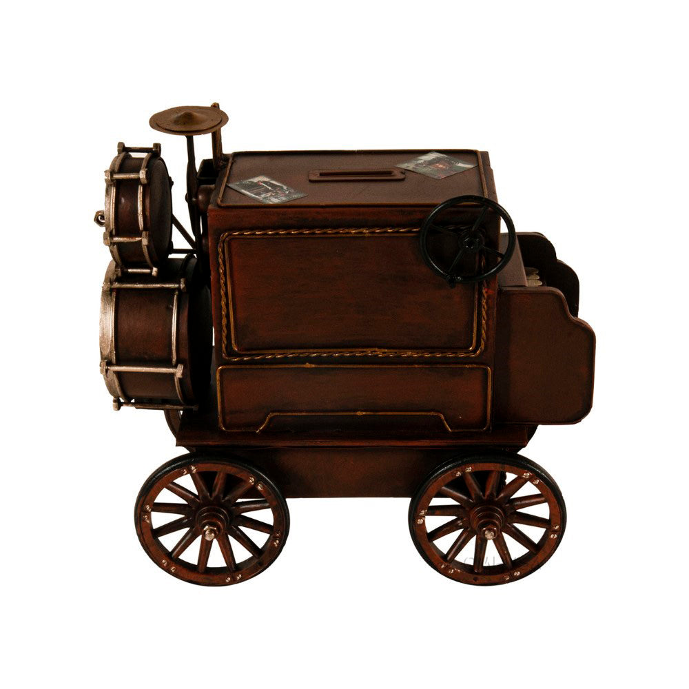Metal Music Car Coin Bank Model