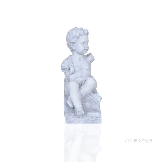 Anne Home - Boy Sitting Statue