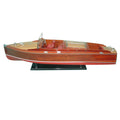 Chris Craft Runabout Painted Ready for RC Medium Speedboat Model