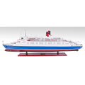 Queen Elizabeth II Painted Large Cruiseship Model
